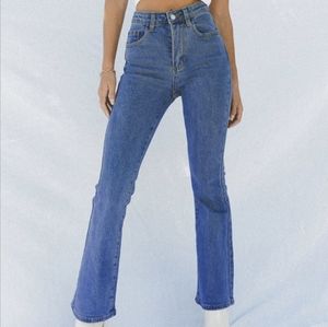 Princess Polly high waisted flare denim